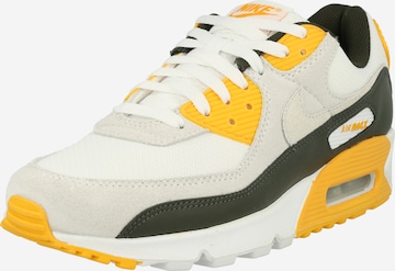 Baskets basses 'AIR MAX 90' Nike Sportswear en blanc : devant