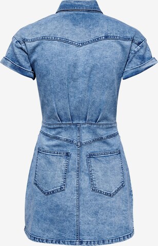 ONLY Košilové šaty 'Fleur' – modrá