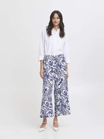 Wide leg Pantaloni ' BYMMMJOELLA CULOTTE ' di b.young in blu