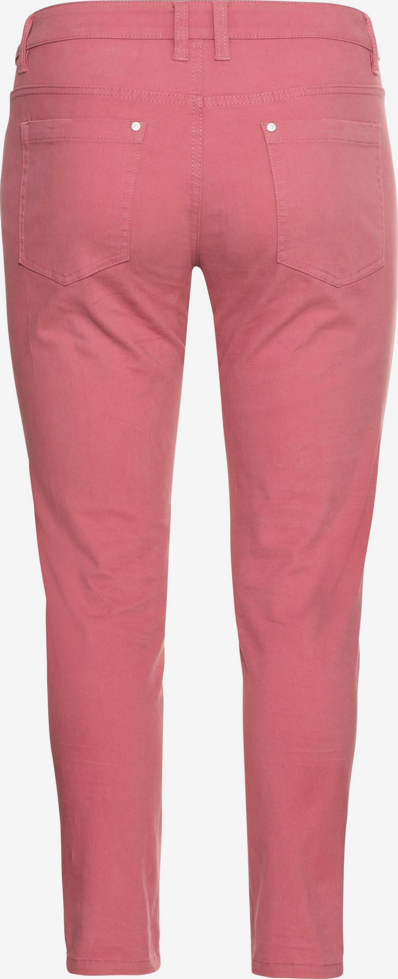sheego by Joe Browns Slimfit Hose in Rosa | ABOUT YOU