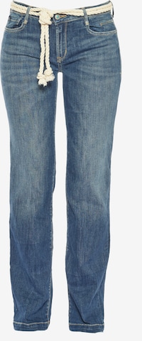 Le Temps Des Cerises Jeans 'FLARE' in Blue: front