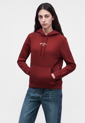 GUESS JEANS Sweatshirt i rød: forside