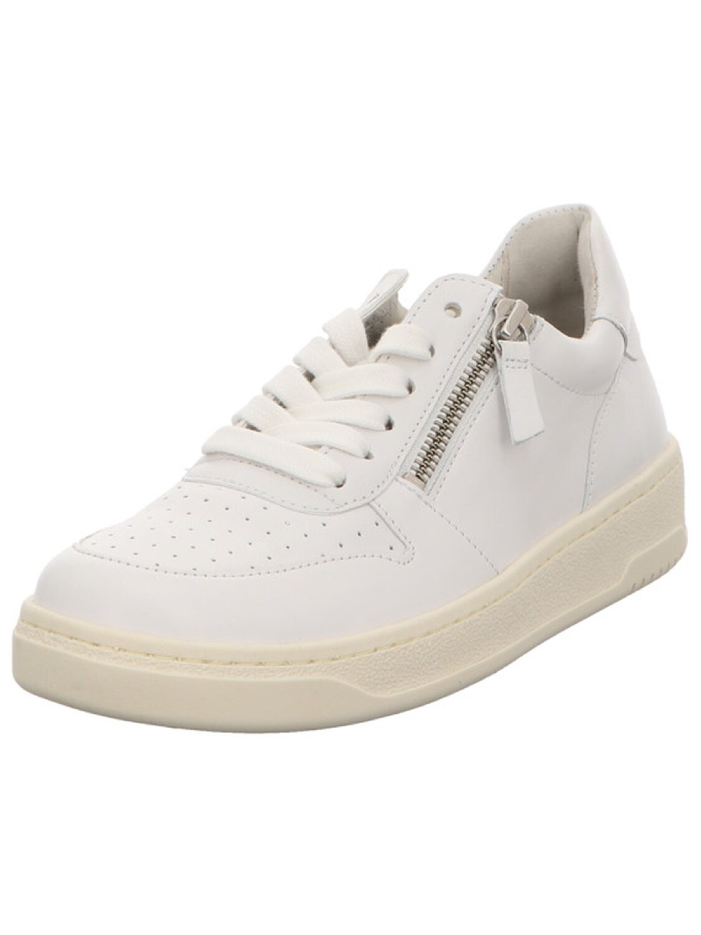 GABOR - Zapatos con cordón 'Sneaker Damen 63.344.21 Echtleder in weiß' en blanco: frente