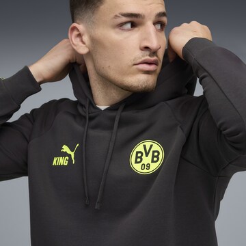 PUMA Sweatshirt 'Borussia Dortmund King' in Grijs