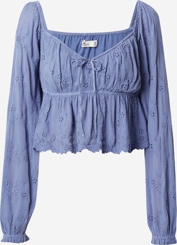 HOLLISTER Bluse in Blau: predná strana