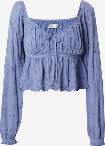 HOLLISTER Blouse in Blauw: voorkant