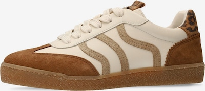 MANFIELD Sneaker 'Flache' in 36 in beige / braun, Produktansicht
