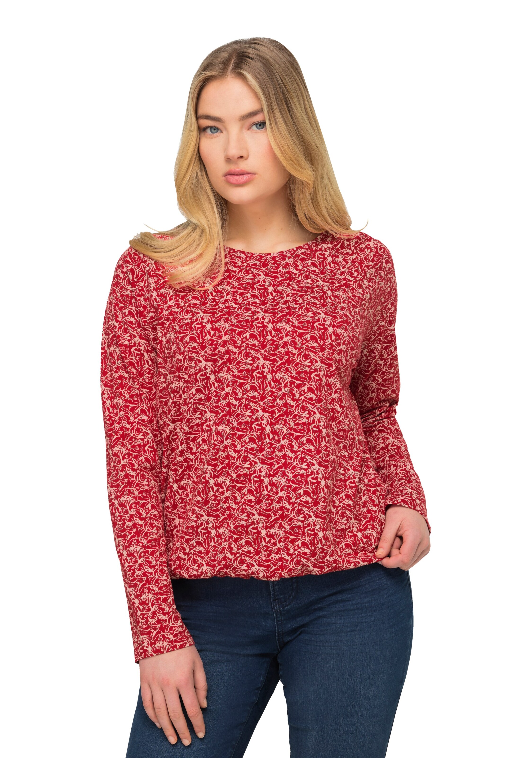 LAURASØN Shirt in Rood: voorkant