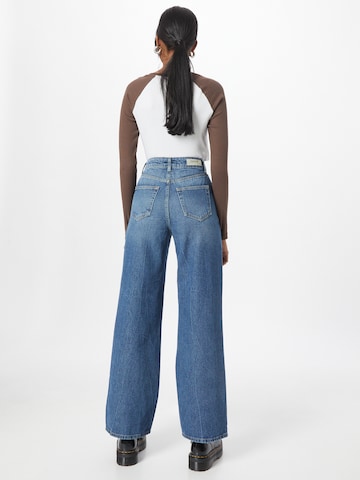ONLY Wide leg Jeans 'HOPE' in Blauw