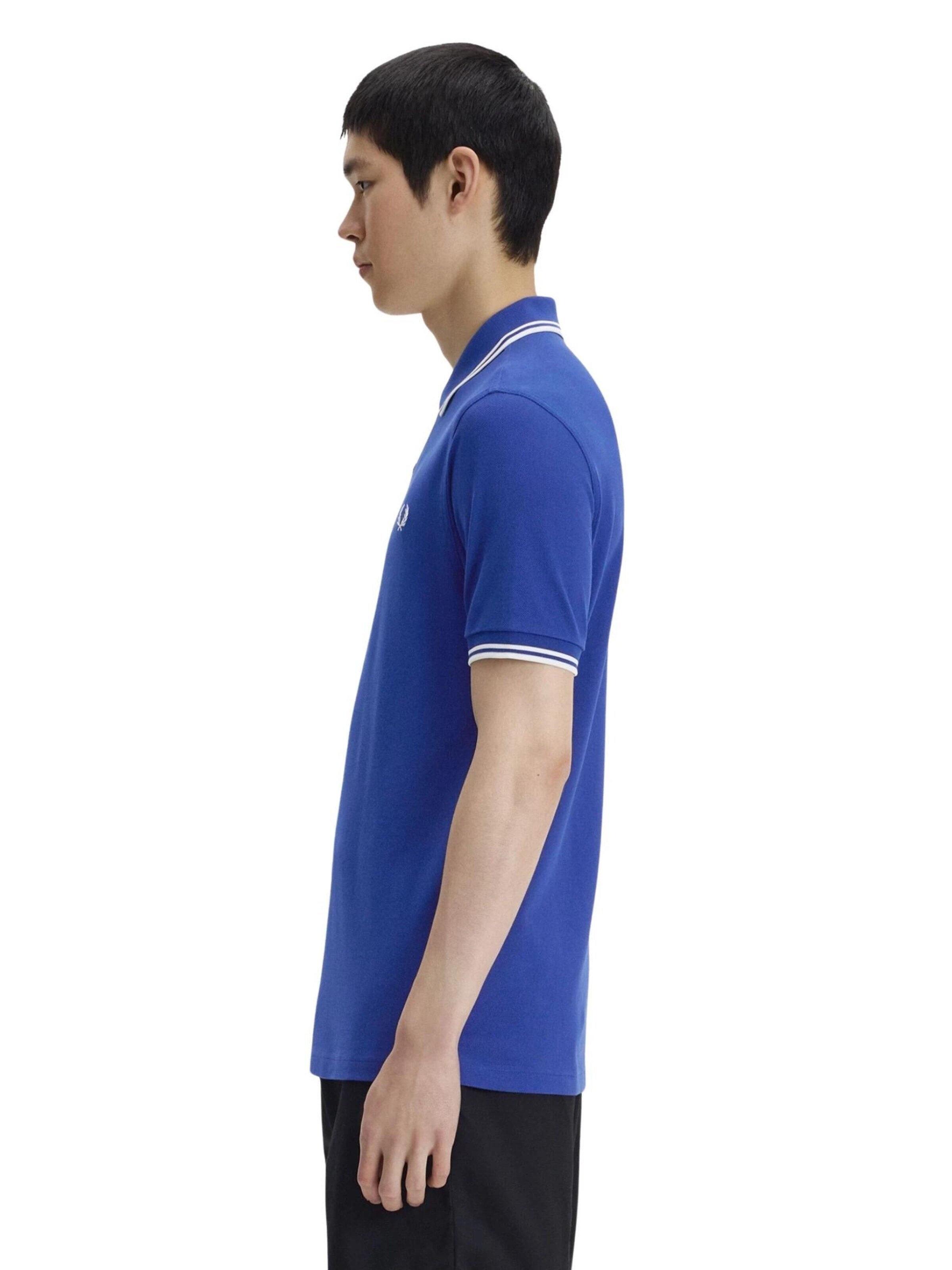 T-Shirt 'Polo fred perry royal eclipse soho twin tipped short' Fred Perry en bleu