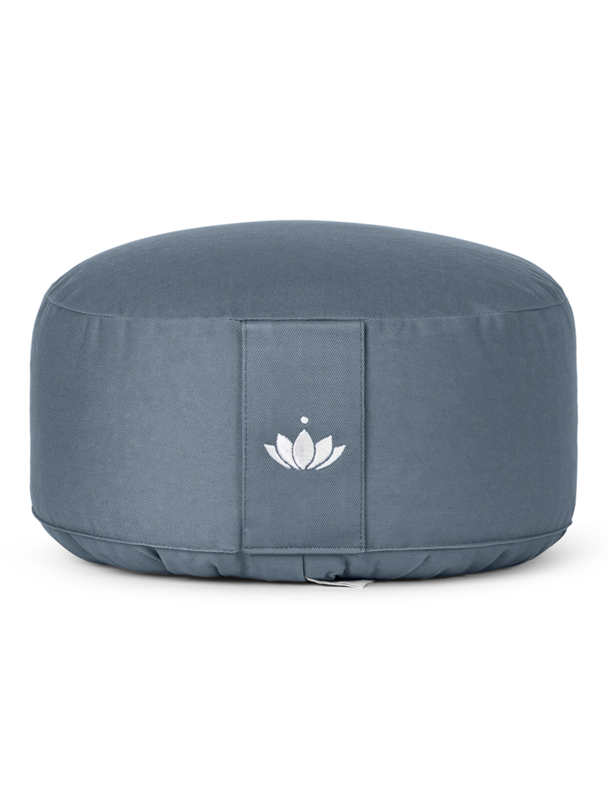 LOTUSCRAFTS Fitness Equipment 'Meditationskissen Lotus' in Blue: front