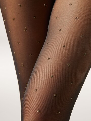 CALZEDONIA Tights 'POLKA' in Black