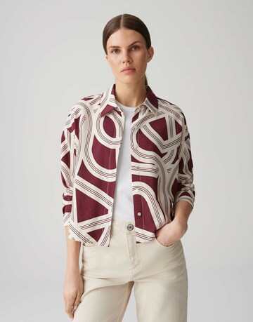 OPUS Blouse in Bruin: voorkant