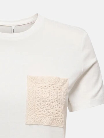 T-shirt 'ONLENJA' ONLY en blanc