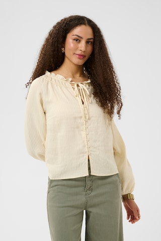 Cream - Blusa 'Gonia' em bege: frente