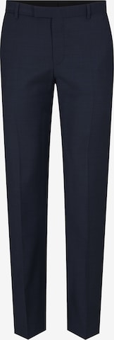 STRELLSON Slim fit Pleated Pants 'Mercer' in Blue: front