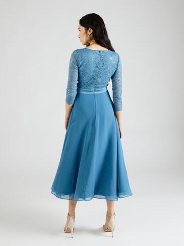 Robe de soirée SWING en bleu