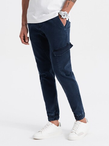 Ombre Tapered Cargojeans 'PADJ-0112' in Blauw