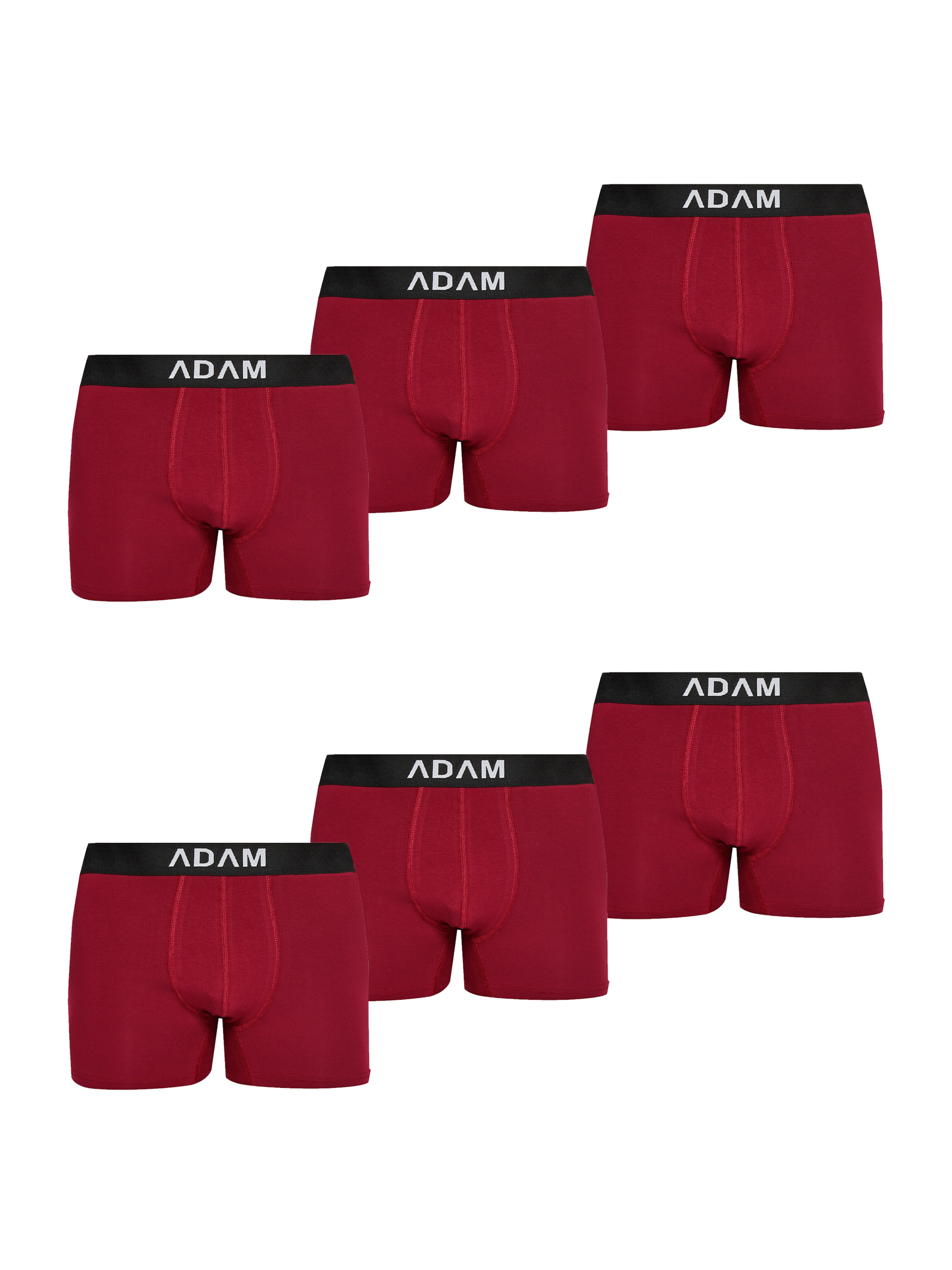 Adam Boxer shorts '6er Pack' in Red: front