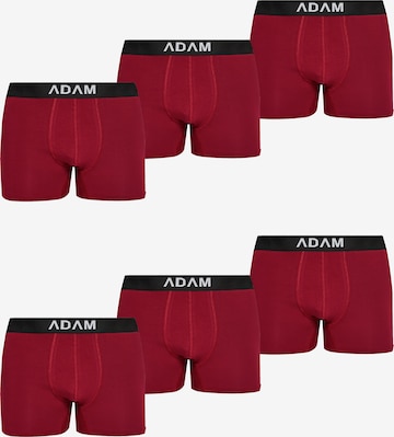 Adam Boxer shorts '6er Pack' in Red: front