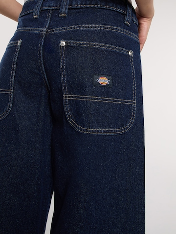 DICKIES - Perna larga Calças de ganga em azul
