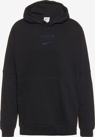 NIKE Athletic Sweatshirt 'Paris Saint-Germain' in Black: front