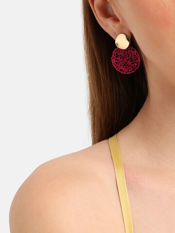 SOHI Earrings 'Senga' in Rot