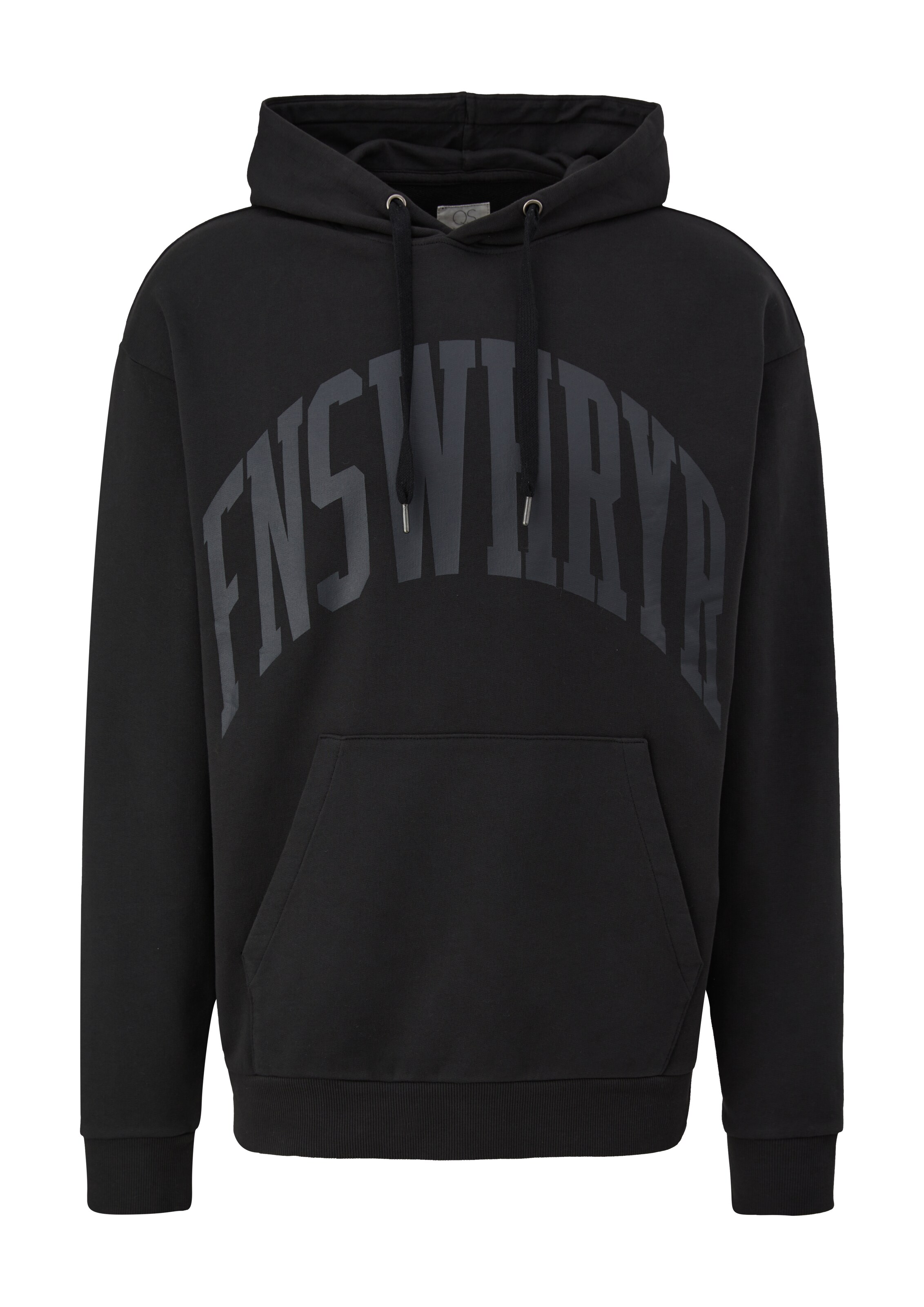 QS Sweatshirt in Black: front