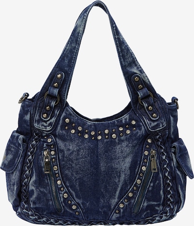 Rankinė ant peties iš nelice, spalva – tamsiai (džinso) mėlyna, Prekių apžvalga