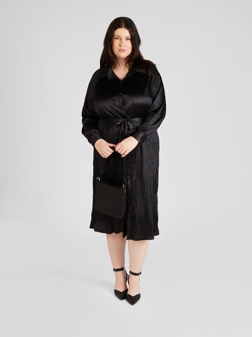 ONLY Carmakoma Shirt dress 'ELANORA' in Black