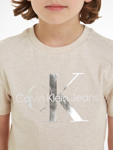 T-Shirt Calvin Klein Jeans en beige