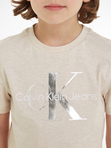 Calvin Klein Jeans T-Shirt in Beige