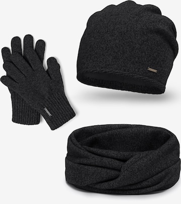 Vivisence Muts '7087 Set' in Zwart: voorkant