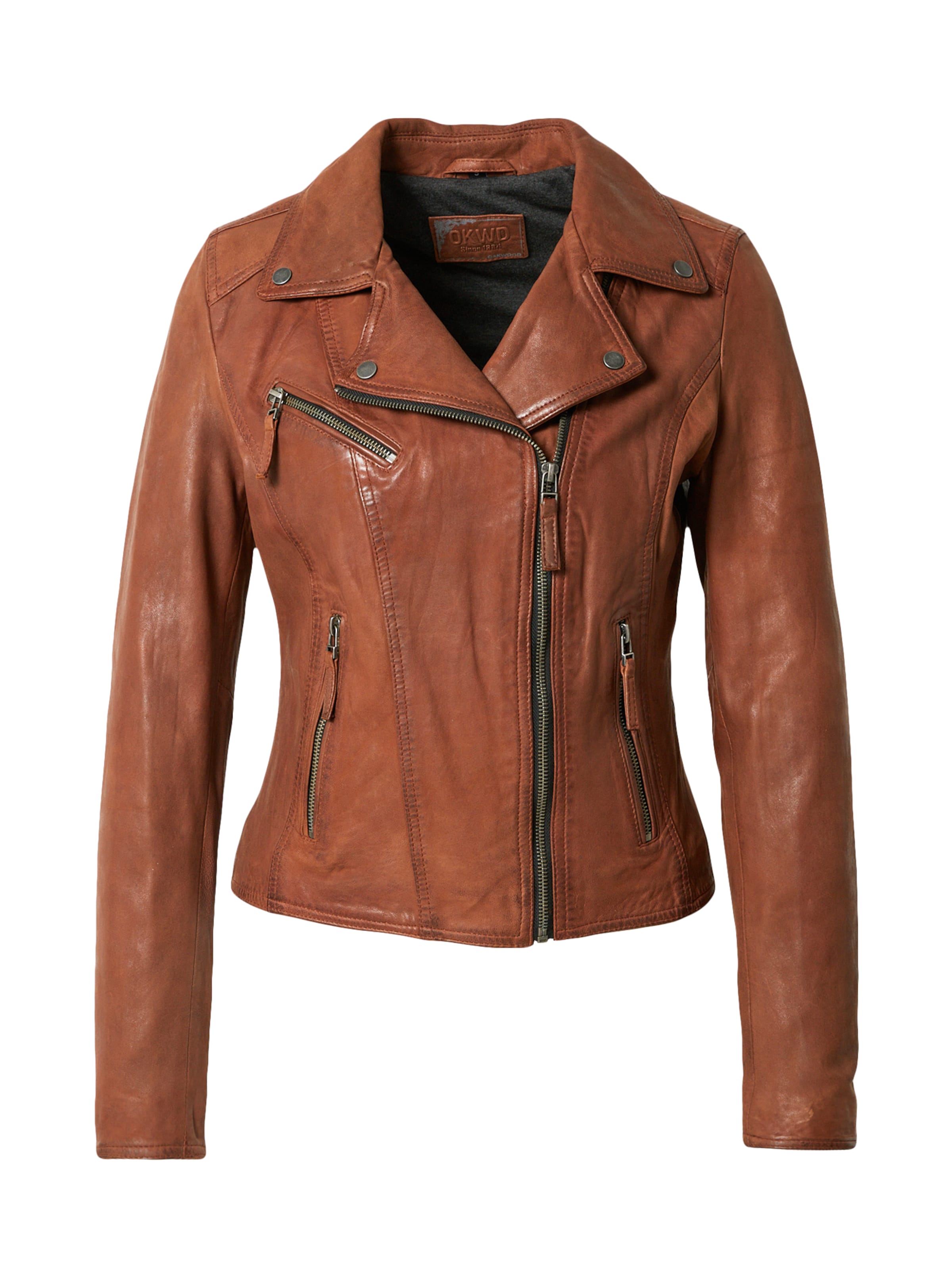 Geacă de primăvară-toamnă 'CLIPS' de la OAKWOOD pe maro: față