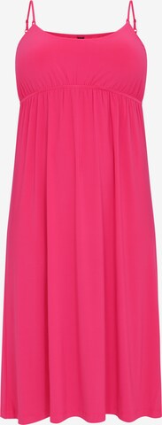 Yoek Dress in Pink: front