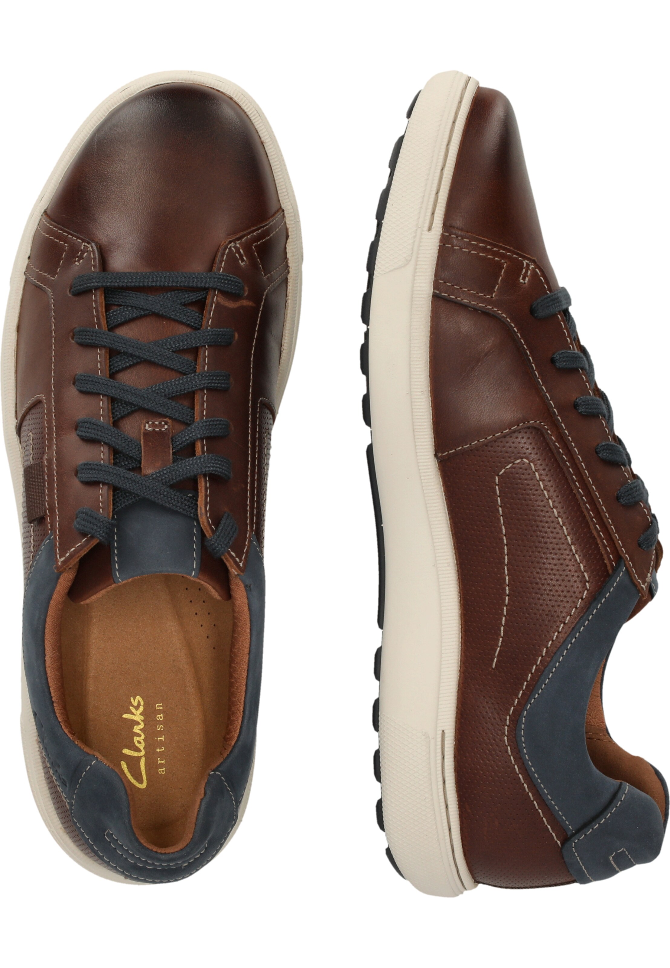CLARKS Sneaker 'Mapstone' in Braun