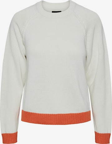 PIECES Sweater 'NISTRA' in White: front