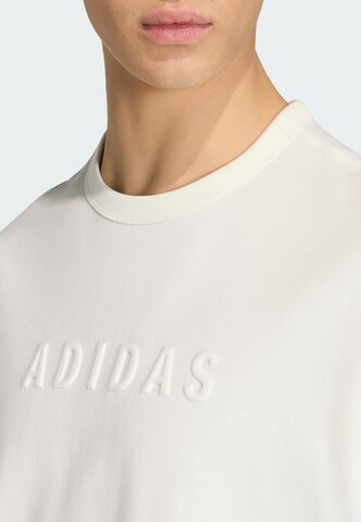 T-Shirt fonctionnel 'Soft Lux' ADIDAS SPORTSWEAR en blanc