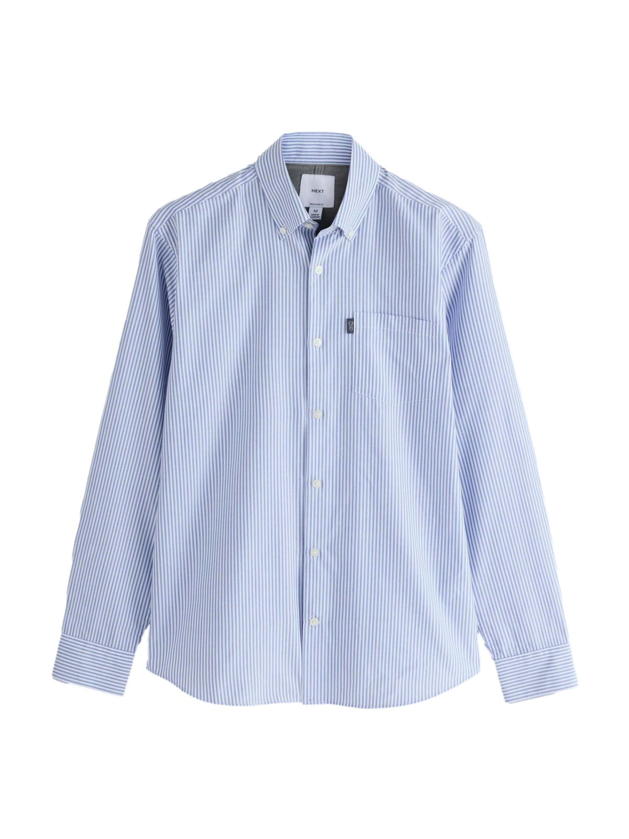 Next Camisa em S em azul claro / branco, Vista do artigo