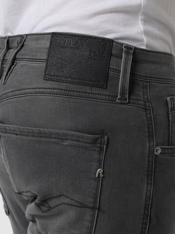 REPLAY Slimfit Jeans 'Anbass' in Grijs