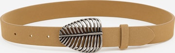 COLLEZIONE ALESSANDRO Belt 'Blatt' in Brown: front