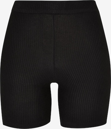 Urban Classics Skinny Pants in Black: front