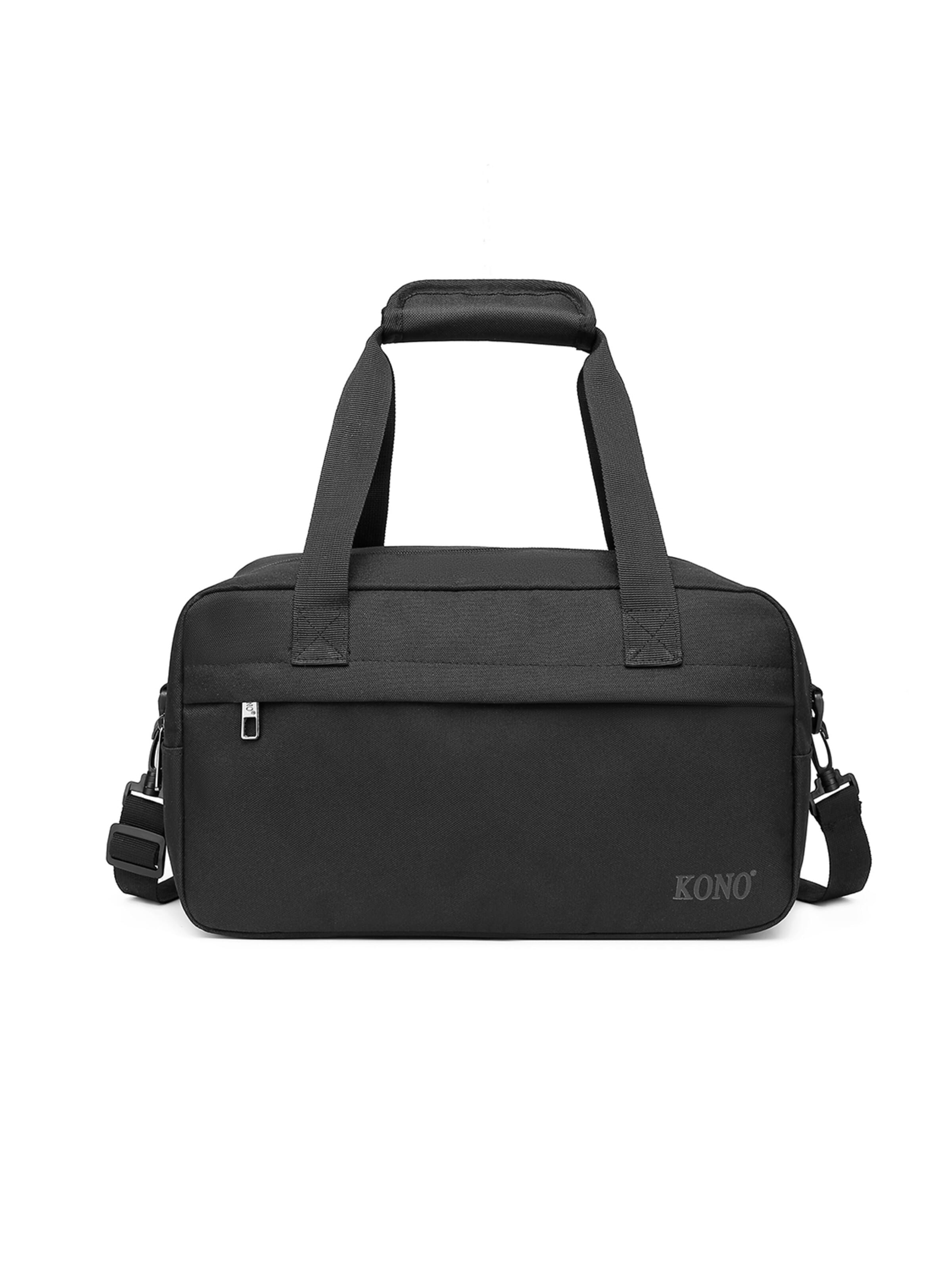 Kono Travel Bag in Black: front