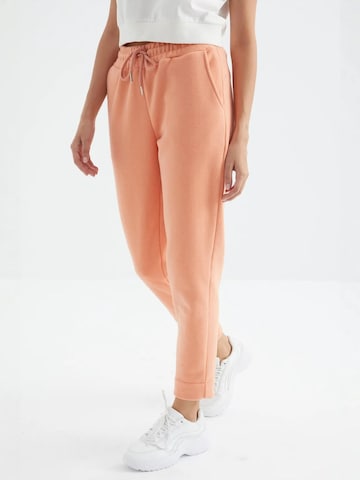 Effilé Pantalon Tommy Life en orange