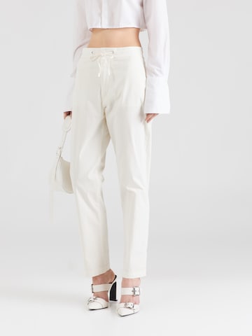 Regular Pantalon chino 'C_Tapata2-D' BOSS en blanc : devant