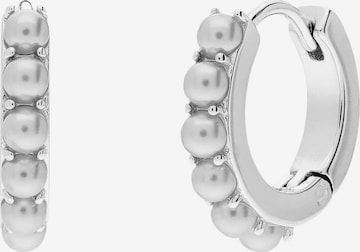 Boucles d'oreilles Lucardi en argent : devant