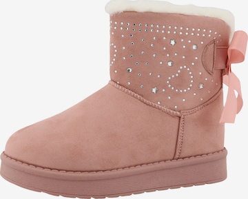 Bottes TOM TAILOR en rose : devant