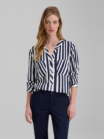 TIMEZONE Blouse 'Henley' in Blue