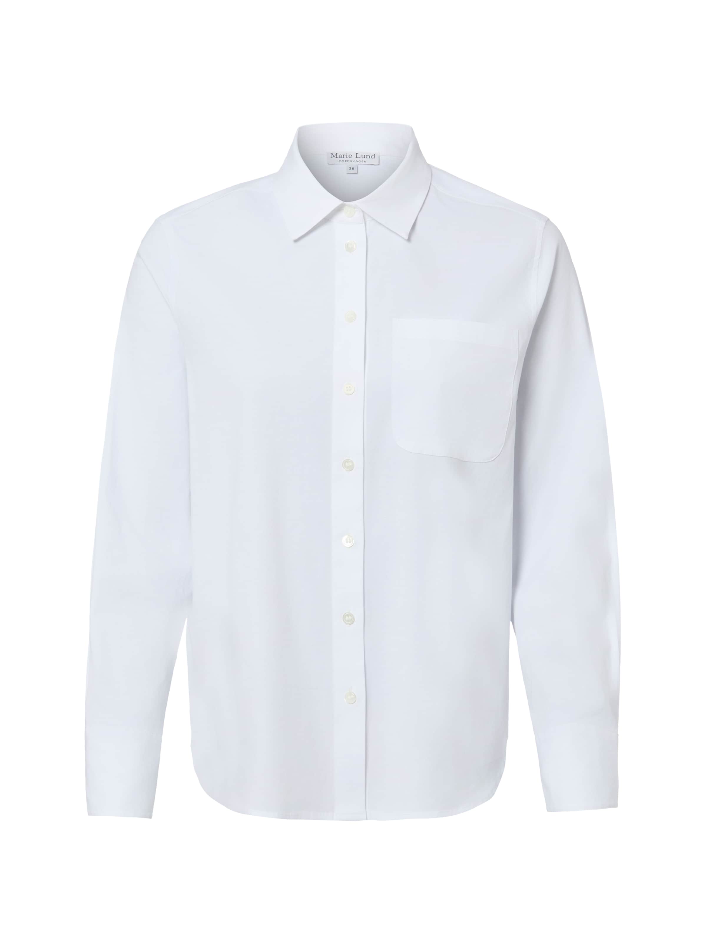 Marie Lund Blouse in White: front