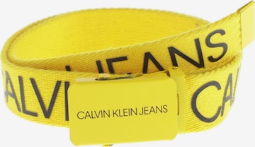 Calvin Klein Jeans Gürtel One Size in Gelb: predná strana